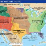 Westward Expansion Map Of The U.s.a. | This Is A Map Of The Growth Intended For Growth Of The United States To 1853 Map
