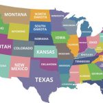 What Are The Smallest States In The U.s.? In Map Of The Whole United States