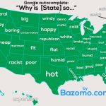 What Each State Asks Google? [Map] (Surprising!) Regarding Is State Map