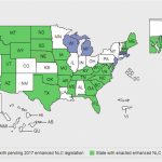 What Travel Rns Need To Know About The Enhanced Nurse Licensure With Regard To Nursing Compact States Map