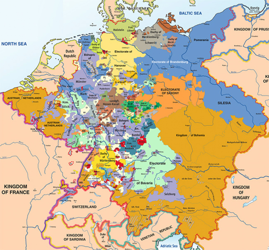 What Was The Unification Of Germany And When Did It Take Place? within German States Map 1850