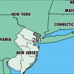 Where Is Area Code 201 / Map Of Area Code 201 / Jersey City, Nj Area Intended For Map Of New Jersey And Surrounding States