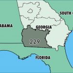 Where Is Area Code 229 / Map Of Area Code 229 / Albany, Ga Area Code Throughout Map Of Georgia And Surrounding States