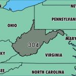 Where Is Area Code 304 / Map Of Area Code 304 / Charleston, Wv Area Code In Map Of Virginia And Surrounding States