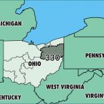 Where Is Area Code 330 / Map Of Area Code 330 / Akron, Oh Area Code For Map Of Ohio And Surrounding States