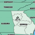Where Is Area Code 404 / Map Of Area Code 404 / Atlanta, Ga Area Code For Map Of Georgia And Surrounding States