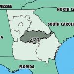 Where Is Area Code 478 / Map Of Area Code 478 / Macon, Ga Area Code For Map Of Georgia And Surrounding States