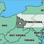 Where Is Area Code 724 / Map Of Area Code 724 / Greensburg, Pa Area Code Intended For Map Of Maryland And Surrounding States