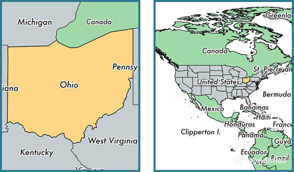 Where Is Ohio State? / Where Is Ohio Located In The World? / Ohio for Ohio State Map Images