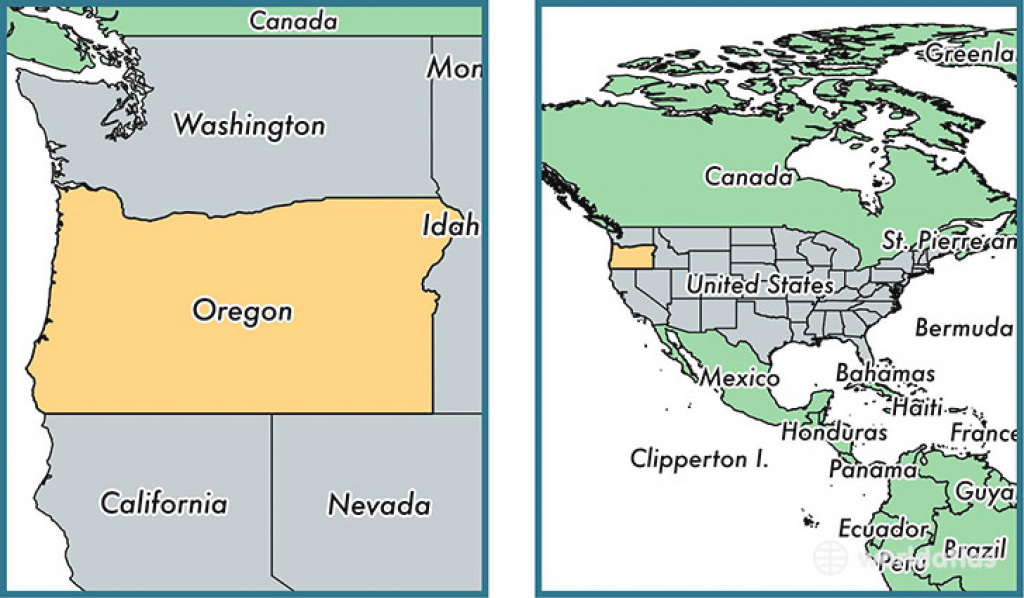 Where Is Oregon State? / Where Is Oregon Located In The World pertaining to Is State Map