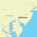 Where Is Wilmington, De? / Wilmington, Delaware Map   Worldatlas Regarding Map Of Delaware And Surrounding States