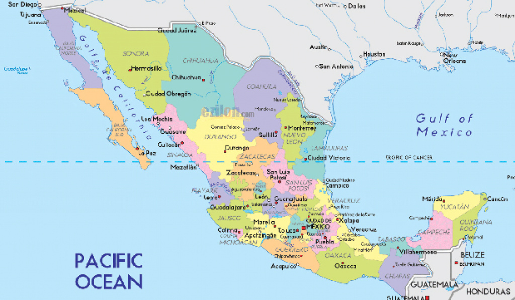Where Not To Go In Mexico: The 16 Most Dangerous States for Map Of Mexico And Its States