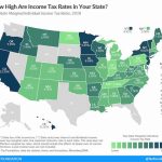 Which States Have The Highest Income Tax Rates? : Fedsmith For States Without Income Tax Map