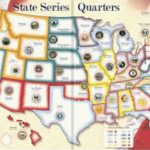 Whitman State Series Quarters Collector Map In State Series Quarters Collector Map