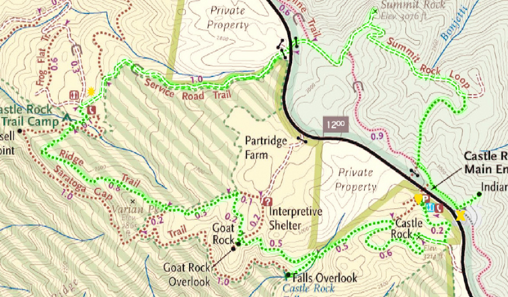 Wild Recovery: Castle Rock State Park for Castle Rock State Park Map