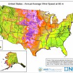 Wind Resource Map For The United States. The Great Plains Region Is Within United States Resource Map