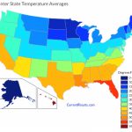 Winter Temperature Averages For Each Usa State   Current Results Regarding Weather Heat Map United States