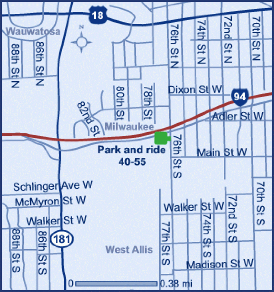 Wisconsin Department Of Transportation Milwaukee County, West Allis for Wisconsin State Fair Grounds Map