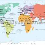World Major Capitals Within World Map With States And Capitals