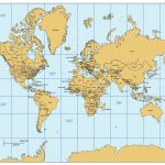 World Mercator Powerpoint Map, Europe Centered With Countries, Can Regarding Map Of The World With Us States