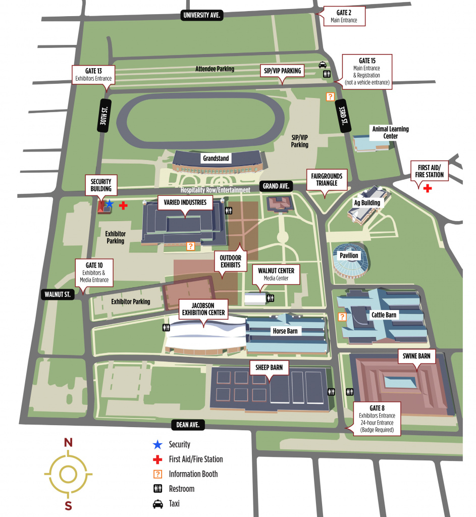 World Pork Expo with Iowa State Fair Parking Map