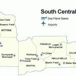 Wsdot   Aviation   Airports In The South Central Region Intended For Washington State Airports Map