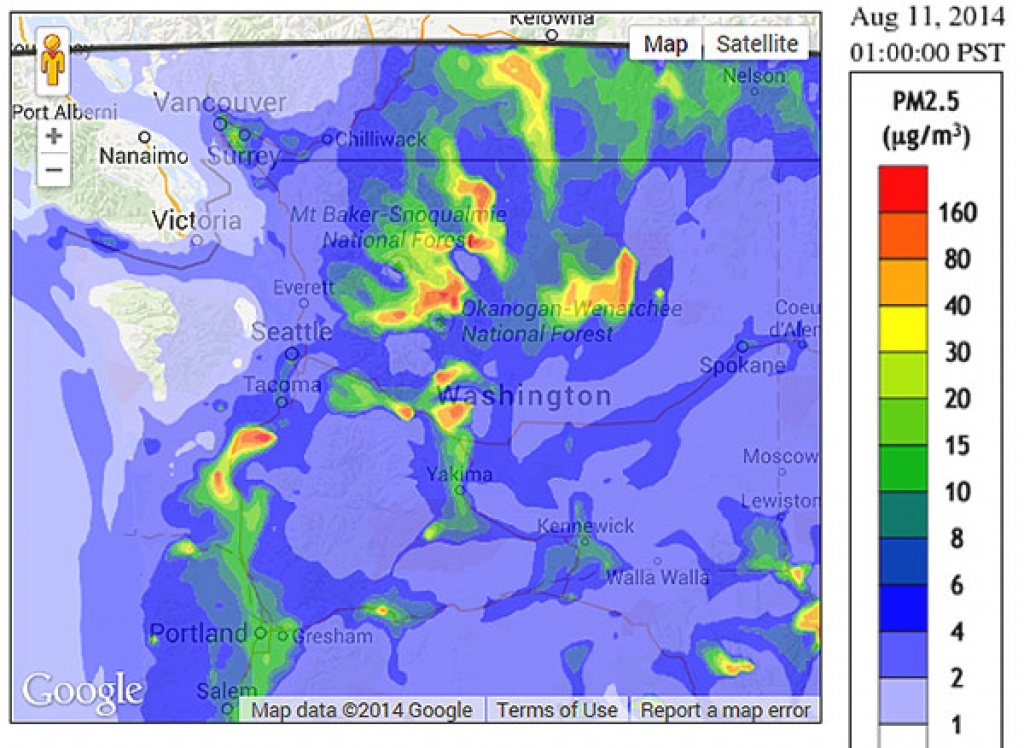 Wsu Helps Predict Air Quality During Smoke Season | Wsu Insider in Washington State Air Quality Map