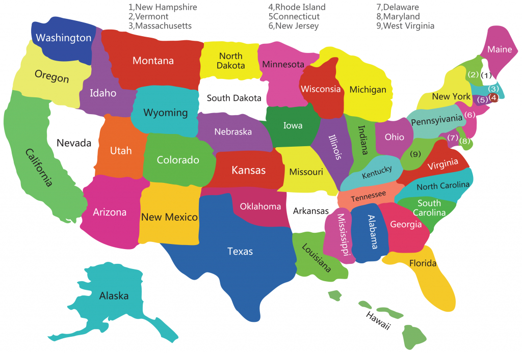 Www Map Of United States Of America And Travel Information with Map Of Usa Showing States