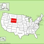 Wyoming On Map And Travel Information | Download Free Wyoming On Map Pertaining To Free Wyoming State Map