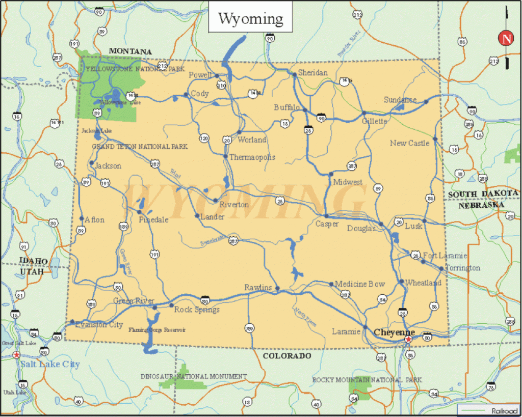 Wyoming State Map Pennsylvania | Toursmaps ® in Free Wyoming State Map