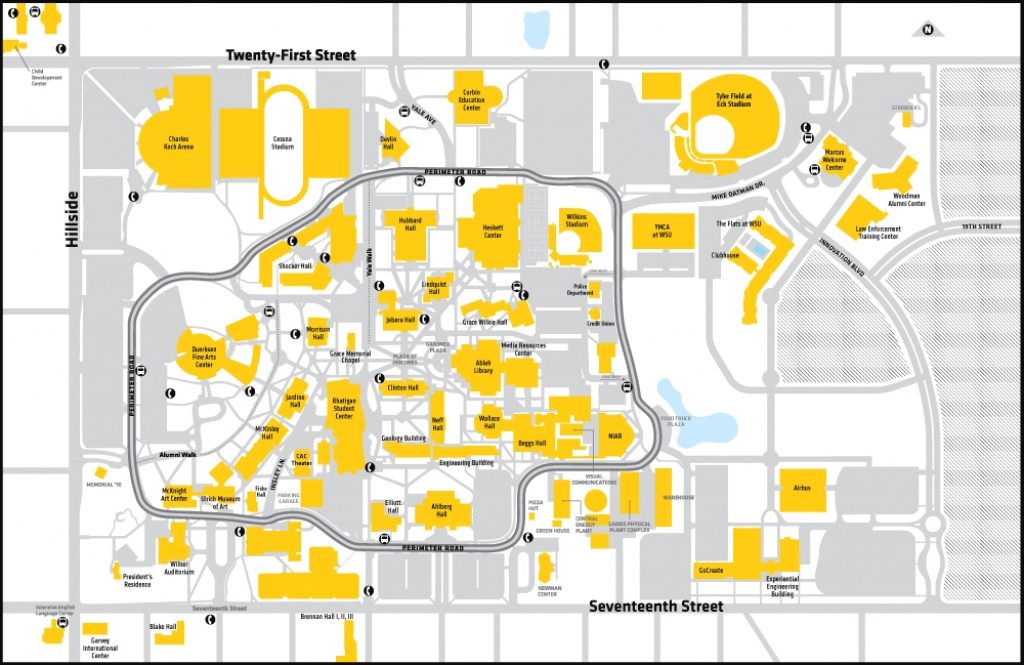 Yale Campus Map | America Map in Wichita State University Campus Map Pdf