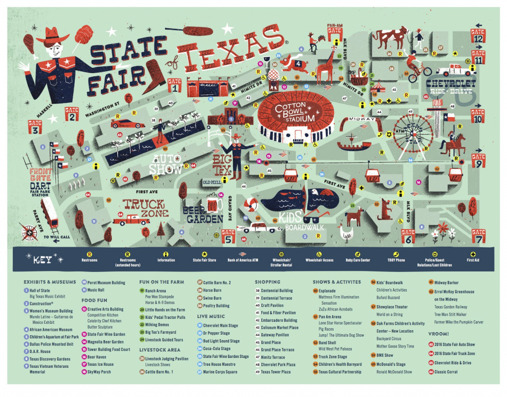 Your Guide To The State Fair Of Texas 2015: Week 2 - D Magazine for Texas State Fair Food Map