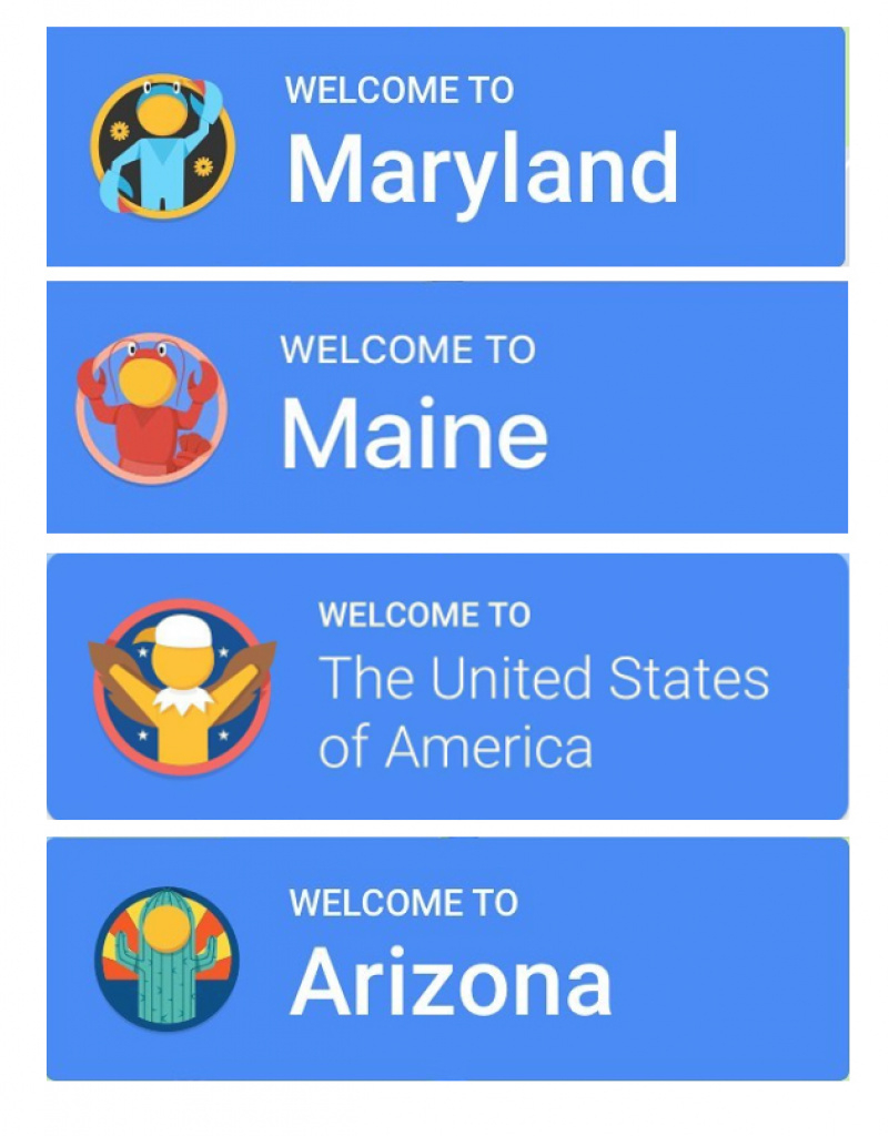 Your State&amp;#039;s Biggest Stereotype, According To Google Maps | Travelpulse inside Google Maps State Icons